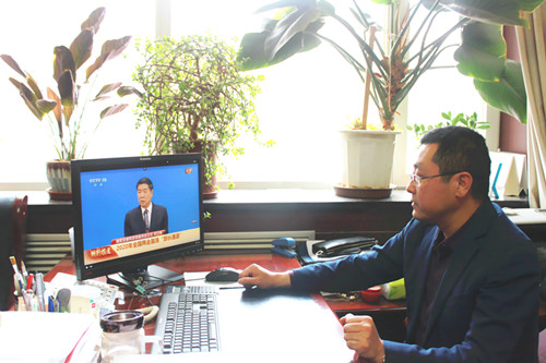 院长任卫艮学习政府工作报告